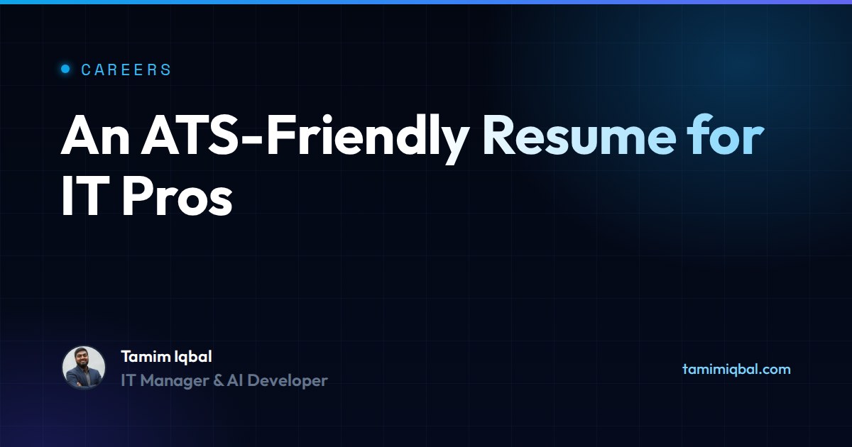 ATS Resume Guide for IT Professionals (2026): What Really Works