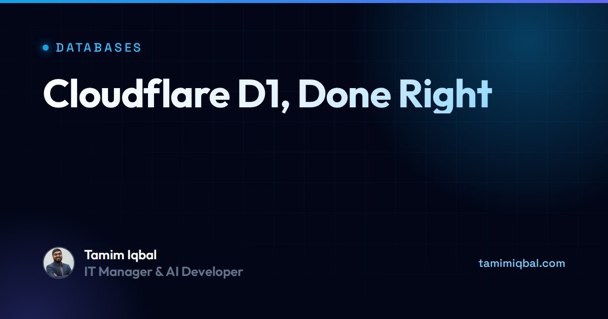 Cloudflare D1 Guide: Pricing, Limits & Best Practices (2026)