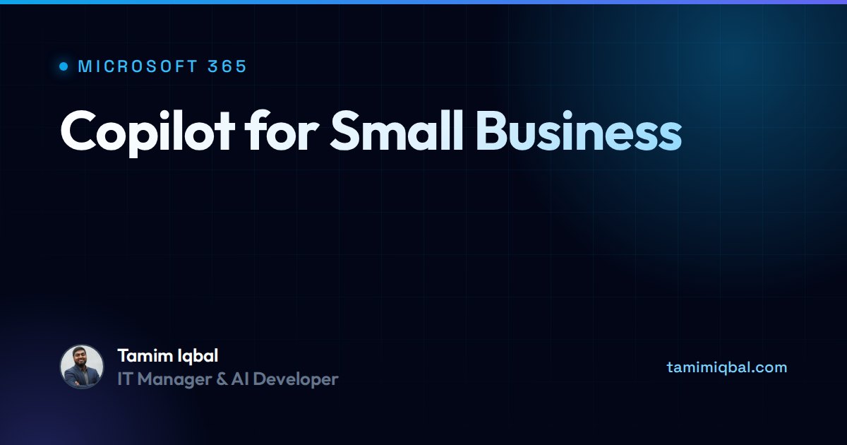 Microsoft 365 Copilot for Small Business: Cost, Setup, ROI